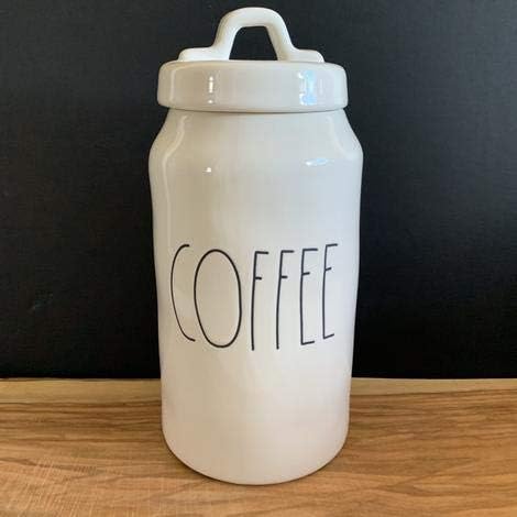 rae dunn coffee and tea canister