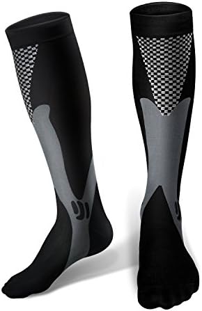 Compression Socks for Men &amp; Women BEST Grade Graduated Recovery Stockings Sports Socks Running Socks for Nurses Shin Splints, ,Flight Travel, &amp; Maternity Pregnancy ,Better Blood Circulation