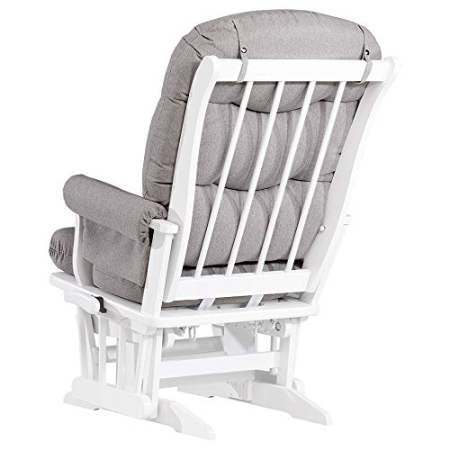 dutailier sleigh glider and ottoman set