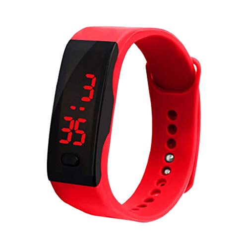 Luckycat Unisexo Reloj Deportivo Digital Niños Mujeres Hombres LED ...