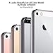 ULAK iPhone SE Case Clear, iPhone 5s case, iPhone 5 case, Clear Slim Fit 5/5S/SE Case with Transparent Flexible Soft TPU Bumper Shock-Absorption Cover -Retail Packaging - Grey