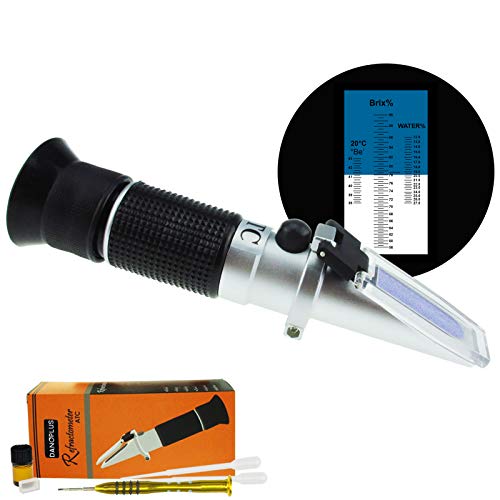 Buy Honey Moisture 5890 Brix Refractometer with ATC, Handheld High