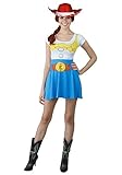 Toy Story I Am Character Costume Juniors Skater Dress (Large, Jessie)