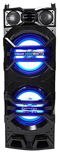 2-Technical-Pro-Dual-10-1500w-Speakers-wLED-Lights-DVD-Receiver-Amplifier