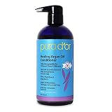 PURA D'OR Lavender & Vanilla Premium Organic Argan Oil Healing Conditioner, 16 Fluid Ounce