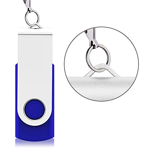 512GB USB Stick Speicherstick Datenspeicher 2.0 Grosse Kapazität Flash-Laufwerk Mini Rotate Metall Blau, Kostenloses… – Bild 6