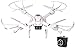 DBPOWER FPV RC Drone with HD 720P Wifi Camera Quadcopter for GoPro, One Key Return Function and Headless Mode for IOS & Android, Compatible with 3D VR Headset