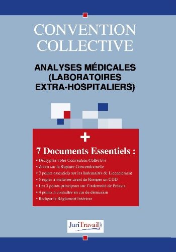 Convention collective, analyses médicales (laboratoires extra-hospitaliers)