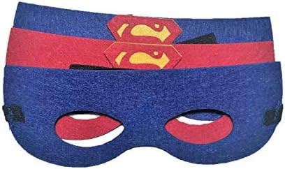 12 Pieces Superheroes Party Fun Cosplay Felt Masks For Boys Girls