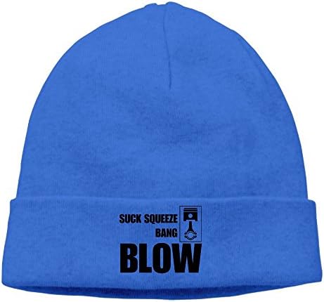 Automotive Engine Piston Suck Squeeze Bang Blow Beanie Hats Ski Warm New Style\r\n Wool