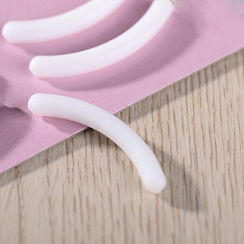 Leline's Eyelash Curler Refill pads, Rubber Replacement Pads for Standard Eyelash Curler, 6 count