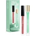 Huda Beauty Kayali Yum Gift Set - Pistachio Gelato | 33 Eau De Parfum Travel Size Spray (0.34 fl oz / 10 ml) and Matte Liquid Lipstick in Shade Queen of Sheba (0.14 fl oz / 4.2 ml)