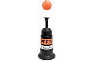 Baseball Mini Tee Popper Trainer, Portable Self Toss Hitting Tee for Solo Batting Practice, Great for Kids, Youth & Adults, I
