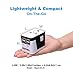 Zoppen International Travel Adapter 4 USB Charging Port Smart Wall Charger, All-in-one Universal Plug (US/JP UK EU AU/CN) w/ Worldwide Outlets & AC Socket - Surge Protector, Black / White