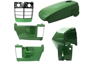 FLIP MANUFACTURING Hood Side Panel Grille Cowl Kit Fits John Deere 4200 4300 4400 LVU12062 LVA11379