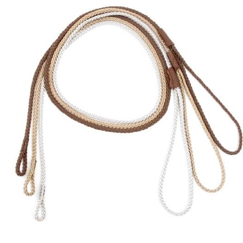 Mendota Show Loop Dog Leash 4 Feet Tan