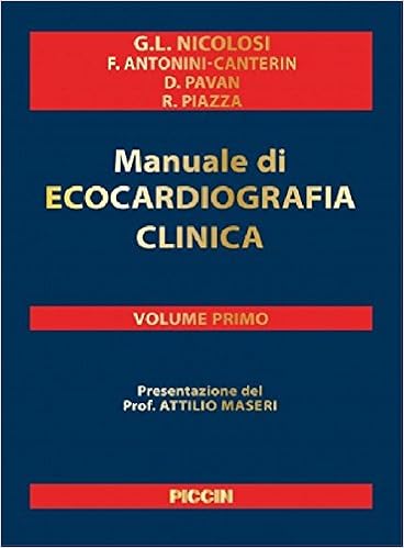 Manuale Di Ecocardiografia Clinica Amazon It G L Nicolosi Libri