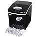 NewAir Counter Top Ice Maker Machine (Black), Compact Automatic Ice Maker, Cubes Ready in 6 Minutes, 28 Pounds in 24 Hours - Perfect for Home/Kitchen/Office/Bar