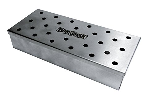 Bayou Classic Stainless Steel Wood Chip Smoker Box 8.75