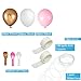 Balloon Arch & Garland Kit - 16Ft Long Pink White Gold Balloons Pack for Girl Birthday Baby Shower Wedding Bachelorette Party Decorations