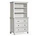 Evolur Madison Mini Hutch/Bookcase, Antique Grey Mist