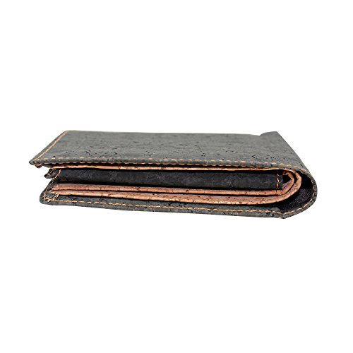 Boshiho Cork RFID Blocking Wallet Slimfold Security Credit Card Holder Wallet