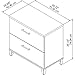 Bush Home 2 Drawer Lateral File Cabinet, Letter and Legal-Size Document Storage for Home or Professional Office, Somerset Collection, Maple Cross