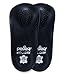Pedag Holiday | 3/4 Length Sheepskin Orthotic Inserts | Handmade in Germany | Arch Support | Metatarsal Pad | Heel Cushion | Fits Low Profile Tight Shoes | Black | 1 Pair | US Women 10 / EU 40 Men 7
