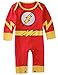 A&J Design Baby Boys' The Flash Long Sleeve Romper