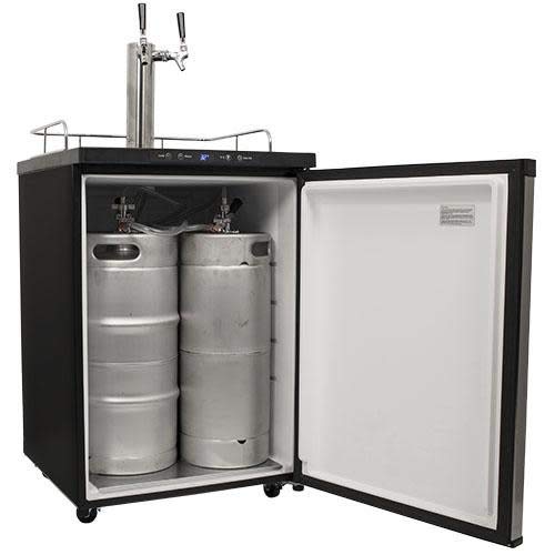 1 EdgeStar+KC3000SSTWIN+Kegerator+Digital+Display