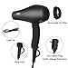 Ionic Hair Dryer with Diffuser,Concentrator and Styling Pik, Lightweight Quiet Blow Dryer, Powerful 1875W Motor for Smooth and Fast Drying Hair