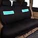 CAR PASS Sporty Universal fit car seat Covers,Airbag Compatible, for SUVS, Sedans,Cars,Trucks, Mintblue