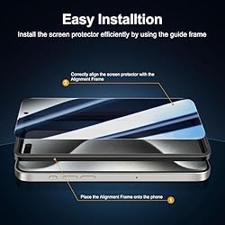 NEW'C 3 Pack Privacy Screen Protector for iPhone 15