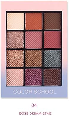 New Sunset City Matte Eye Shadow Palette Natural Shimmer Pigment Glitter Eyes Makeup 12 Colors Eyeshadow Cosmetics Kit