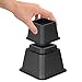 DuraCasa Bed Risers, Raises Your Bed or Furniture To Create an Additional 3 Inches of Storage! Reinforced New Heavy-Duty Design To Hold Over 2000 LBS! Desk, Sofa, and Chair Lift (Set of 4 Risers)