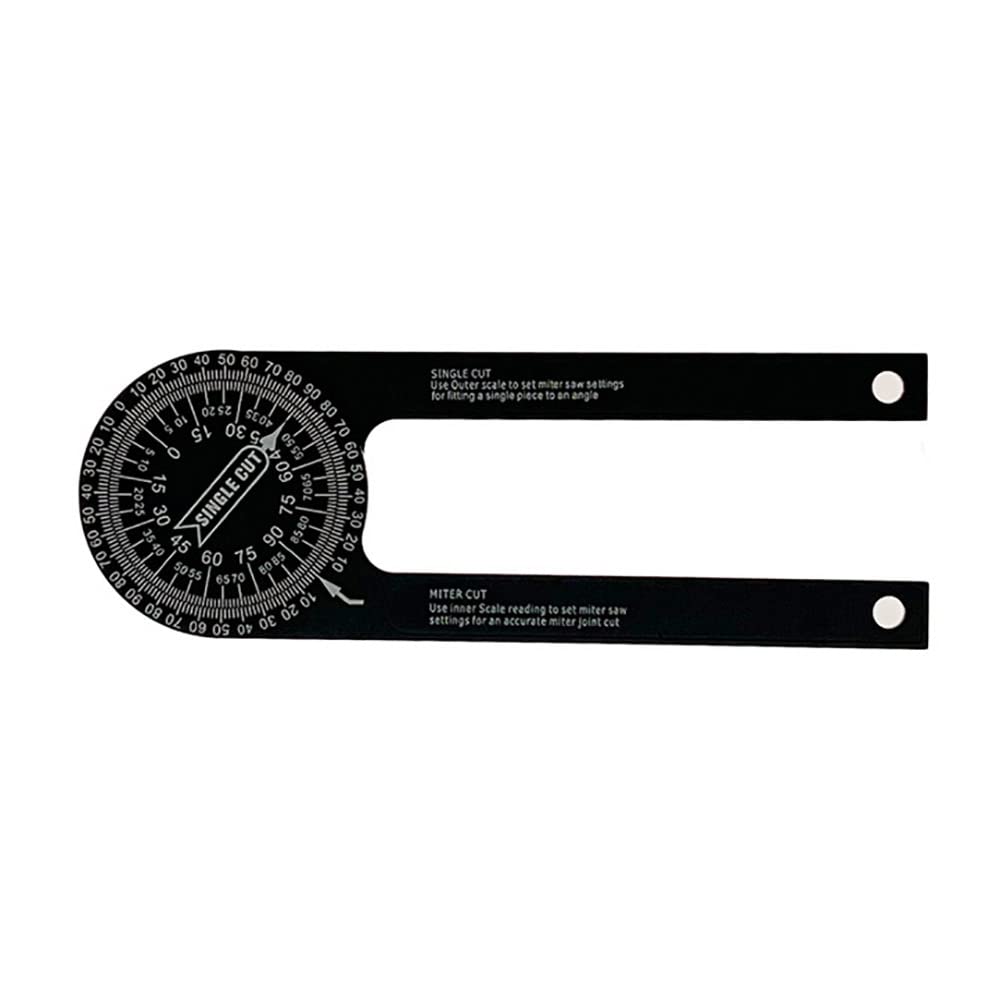 VOANZO Metal Protractor Bevel Gauge Carpenters Tool Angle Finder Tool Angle Measurement Tool for Miter Saws