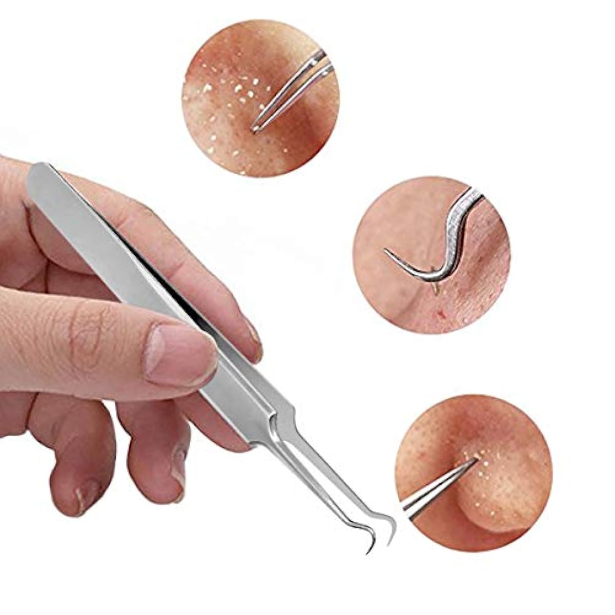 Professional Dr Pimple Kit 5in1 Comedone Extractor with Mirror