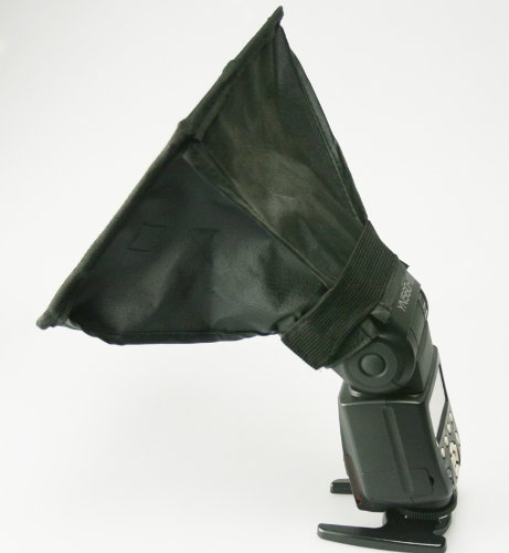 ePhoto On Camera Flash Soft box Diffuser For Nikon SB800, SB600 SB900 Canon 580EXII/430EXII/ 580EX/430EX Speedlite 812SB1001