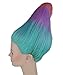 Halloween Party Online Troll Wig, Tri-Colors Adult HW-281