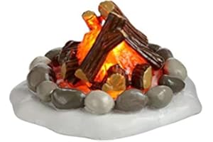 Department 56 Accessories for Villages Lit Fire Pit Accessory Figurine, 1.5 Inch