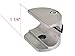 TMS Stainless Steel Wooden Sliding Barn Door Rail Wall Hanger Hardware Replacement