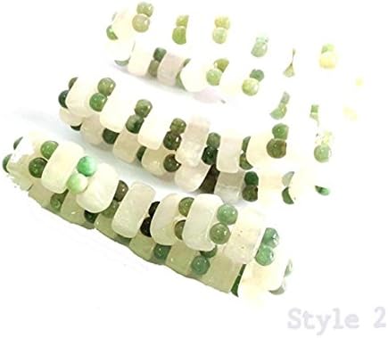 Karatgem Jewelry Multi-Style Genuine Jade Adjustable Rope String Bracelet Bangle Beads