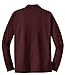 SPORT-TEK Men's Long Sleeve Micropique Sport Wick Polo L Maroon