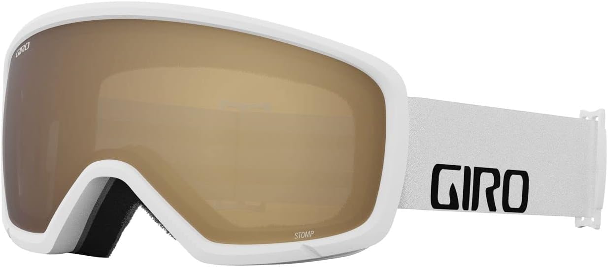 Giro Youth Stomp Ski/Snow Goggles - White Wordmark - AR40 Lens