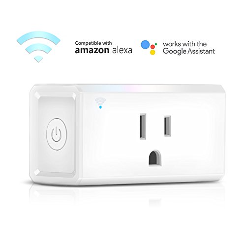 Wifi plug outlet compatible with alexa, linkstyle smart…