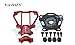 Tarot CNC Aluminum & Carbon Fiber 16mm Vibration Isolating Anti-shock Suspended Motor Mount Holder Red TL68B33