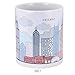 Vastigo 11 Oz. Ceramic Mug with Top Cities in America | Full-Color Sublimated Design | Comes in Gift Box (Chicago)