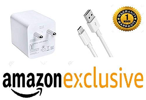 T3S® 27W Superfast Charger with Fast Type C Data Cable Compatible for Xiaomi Redmi K20 Pro K 20, Note 8 Pro, Poco-f1, Po