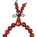Woodies Rose Wood Bead Mala Necklace