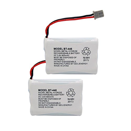 GEILIENERGY BT446 BT-446 BBTY0503001 BT-1004 BT-1005 GE-TL26402 BT-504 CPH-488B 3.6V 800mAh Rechargeable Battery Compatible with Uniden Cordless Phone(Pack of 2) - Thumbnail 7